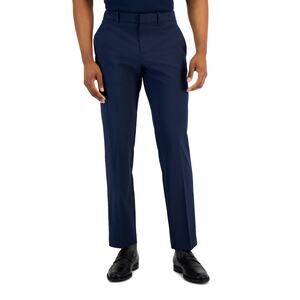 Perry Ellis Portfolio Mens Modern-Fit Stretch Resolution Dress Pants 36X34 12616